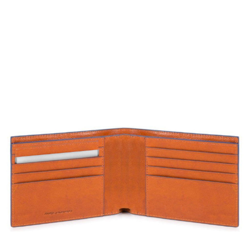 Portafoglio in pelle con portabadge estraibile e RFID Bluesquare Piquadro (disponibile in diverse varianti)