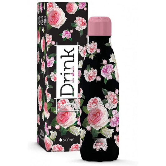 Bottiglia Termica Alluminio "Roses" iDrink