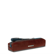 Carica l'immagine nel visualizzatore di Gallery, Astuccio portapenne in pelle Stationery Piquadro mogano