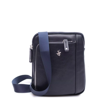 Carica l'immagine nel visualizzatore di Gallery, Borsello piatto mini a tracolla in ecopelle "Project" Beverly Hills Polo Club