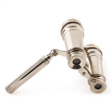 Carica l'immagine nel visualizzatore di Gallery, Binocolino da opera in metallo argentato "William" Authentic Models