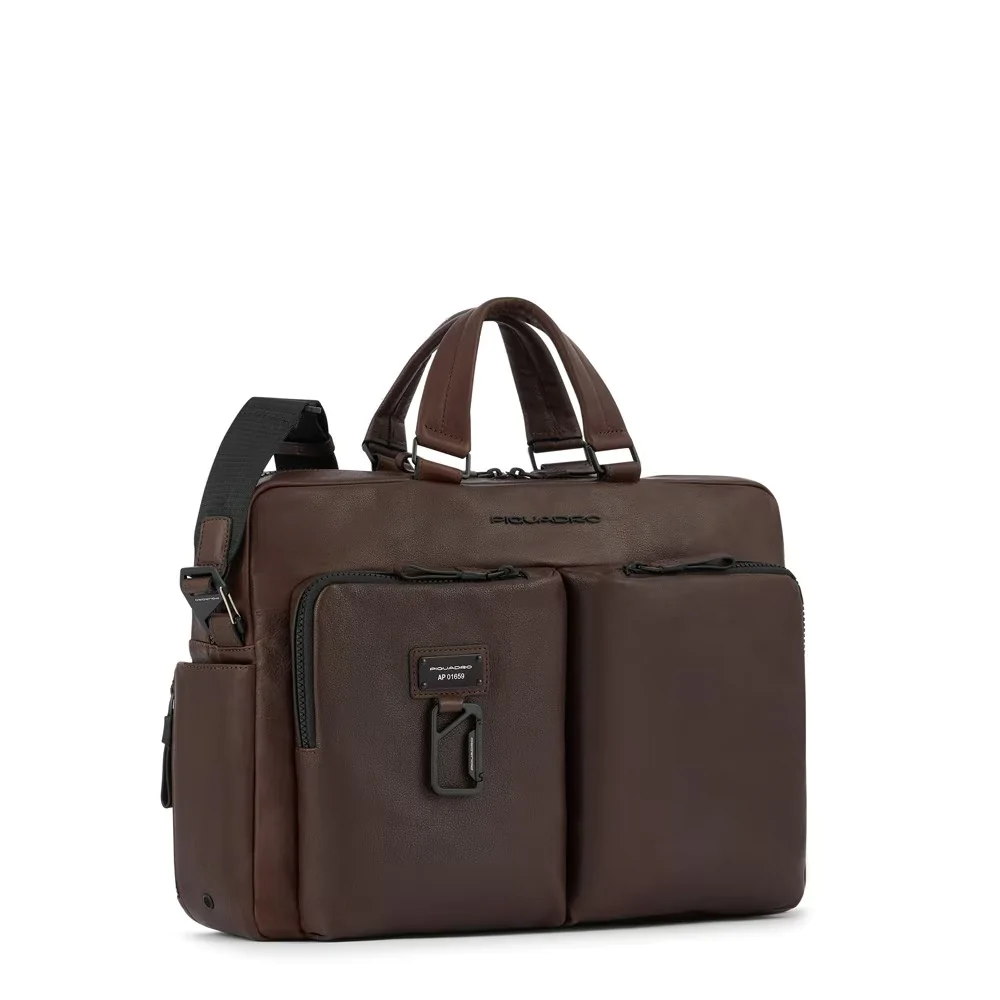 Borsa portacomputer 15" a due manici in pelle "Harper" Piquadro