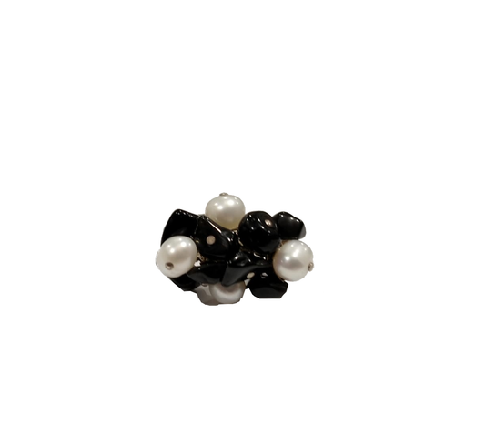 Anello in argento e pietre dure