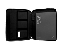 Carica l'immagine nel visualizzatore di Gallery, Portablocco in ecopelle Dox Intempo nero