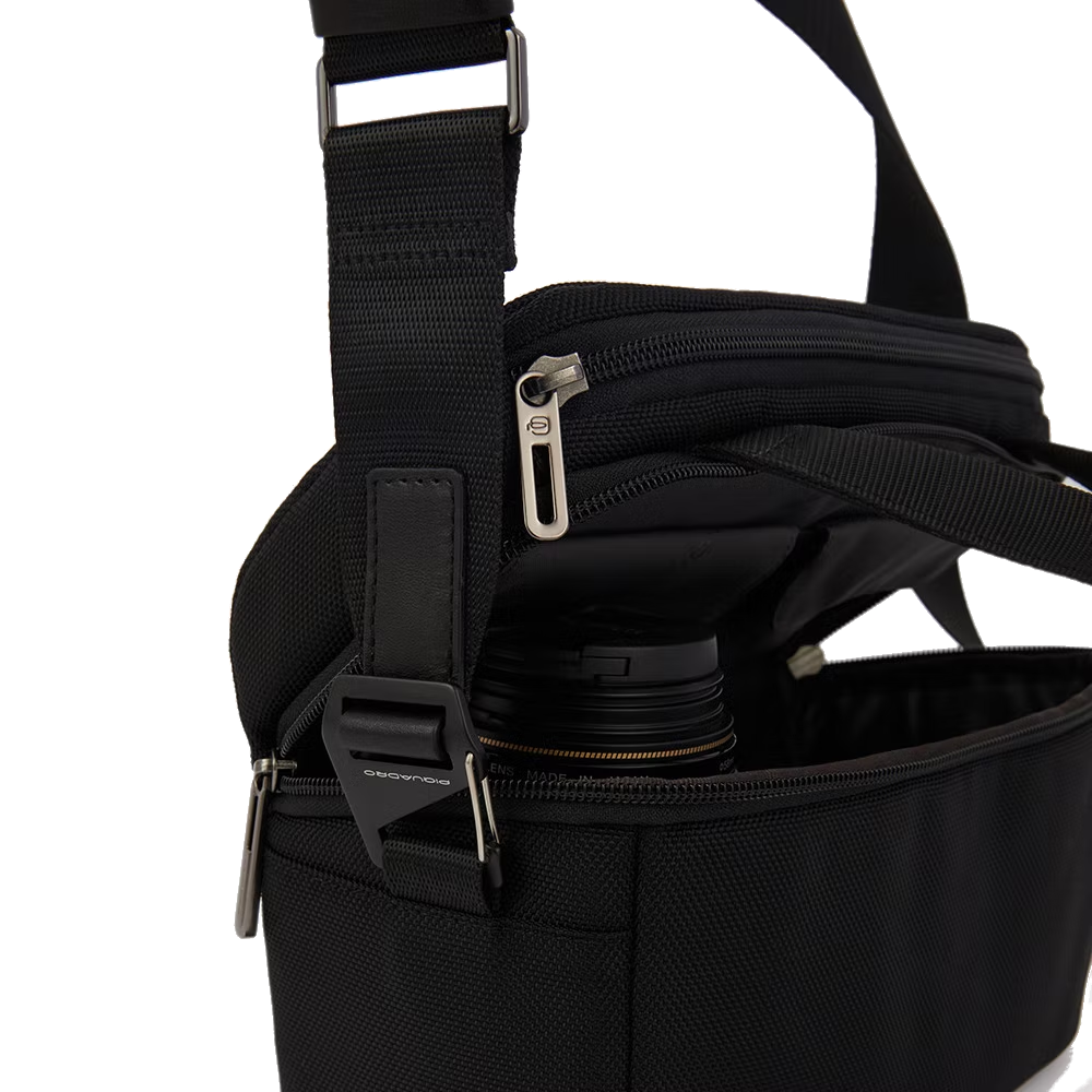 Borsa fotografica in tessuto riciclato "Stationery" Piquadro