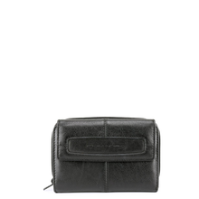 Carica l'immagine nel visualizzatore di Gallery, Portafogli donna con patta Link Piquadro nero