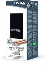 Carica l'immagine nel visualizzatore di Gallery, Astuccio arrotolabile con 24 matite per schizzp "Rembrandt Sketching roll" LYRA