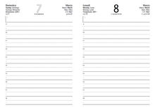 Carica l'immagine nel visualizzatore di Gallery, Agenda flessibile 9x14 giornaliera 2023 in ecopelle "Cats" InTempo