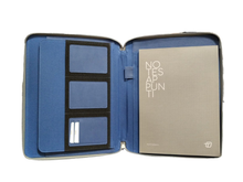 Carica l'immagine nel visualizzatore di Gallery, Portablocco in ecopelle Dox Intempo azzurro