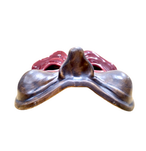 Carica l'immagine nel visualizzatore di Gallery, Maxi Maschera di Pulcinella in terracotta smaltata "Pupazzaria"