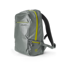 Carica l'immagine nel visualizzatore di Gallery, Zaino portacomputer 15" fastcheck in tela cerata Blackout InTempo grigio giallo