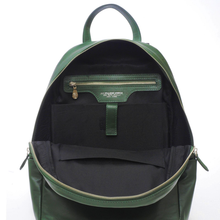 Carica l'immagine nel visualizzatore di Gallery, Zaino in pelle portacomputer 14" Round Soft Tech A.G. Spalding & Bros verde