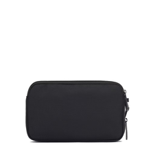 Carica l'immagine nel visualizzatore di Gallery, Pochette a due scomparti in tessuto e pelle "Brief 2" Piquadro NERO