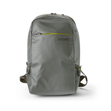 Carica l'immagine nel visualizzatore di Gallery, Zaino portacomputer 15" fastcheck in tela cerata Blackout InTempo grigio giallo