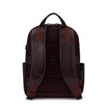 Carica l'immagine nel visualizzatore di Gallery, Zaino in pelle portapc fastcheck 14'' Bluesquare Piquadro