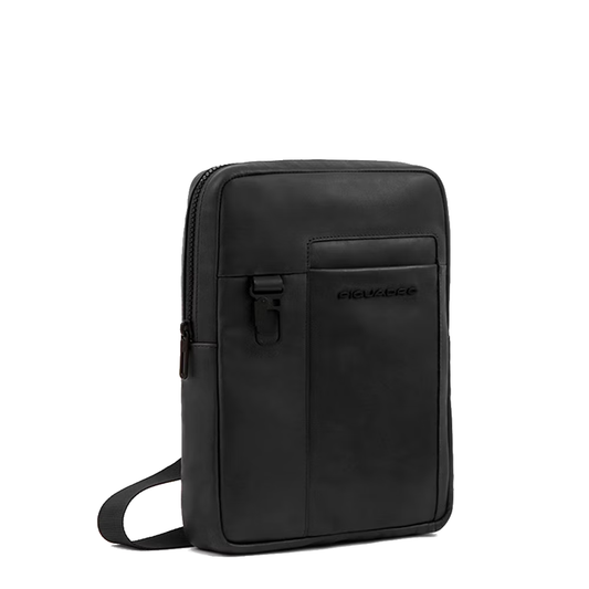 Borsello porta iPad®Air-iPad Pro 9.7/iPad 11 in pelle Finn Piquadro nero