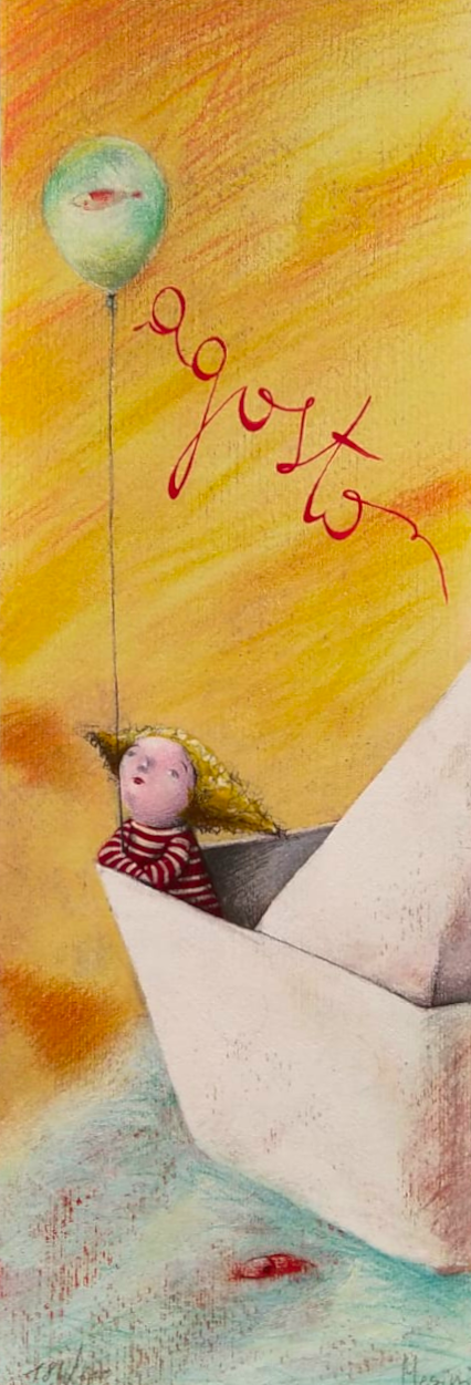 Grafica di Muriel Mesini: "Agosto"