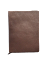 Carica l'immagine nel visualizzatore di Gallery, Portablocco in pelle bottalata con interno scamosciato "Delta Markiaro" testa di moro