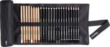 Carica l'immagine nel visualizzatore di Gallery, Astuccio arrotolabile con 24 matite per schizzp "Rembrandt Sketching roll" LYRA