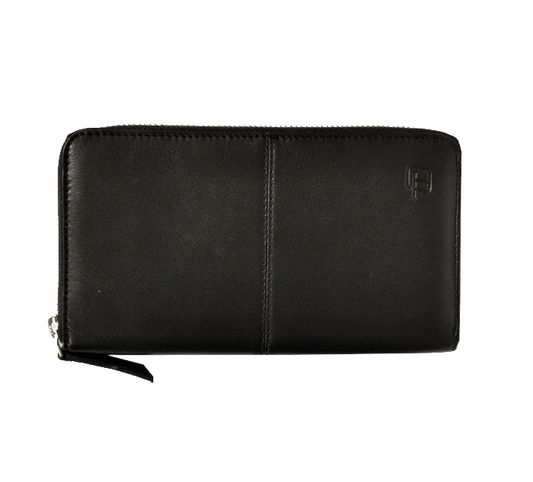 Portafoglio pochette con portasmartphone in pelle Gate InTempo nero