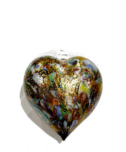 Carica l'immagine nel visualizzatore di Gallery, Cuore in vetro di Murano"Klimt" klimt