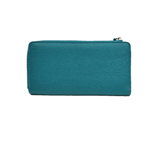 Portafoglio pochette da donna in similpelle InTempo turchese