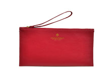 Carica l'immagine nel visualizzatore di Gallery, Pochette a busta in pelle Tiffany A. G. Spalding & Bros rosso