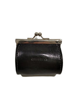 Carica l'immagine nel visualizzatore di Gallery, Borsellino portamonete in pelle Chiarugi nero