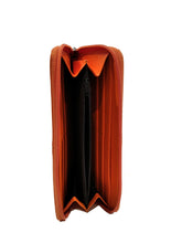 Carica l'immagine nel visualizzatore di Gallery, Portafogli a pochette a due soffietti con portasmartphone in pelle Delta MarKiaro