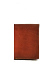 Carica l'immagine nel visualizzatore di Gallery, Portafogli verticale con portaspicci in pelle Antica Toscana TERRACOTTA