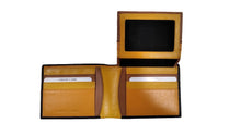 Carica l'immagine nel visualizzatore di Gallery, Portafogli in pelle con portabadge Carraro testa di moro