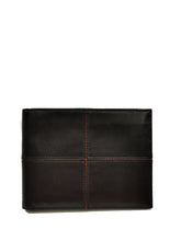 Carica l'immagine nel visualizzatore di Gallery, Portafogli in pelle senza portaspicci Delta MarKiaro testa di moro