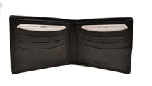 Carica l'immagine nel visualizzatore di Gallery, Portafogli in pelle senza portaspicci Gate InTempo nero