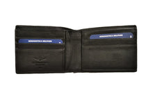 Carica l'immagine nel visualizzatore di Gallery, Portafogli in pelle con portabadge Aereonautica Militare