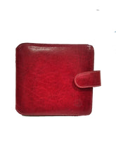 Carica l'immagine nel visualizzatore di Gallery, Custodia porta cd in pelle Chiarugi rosso