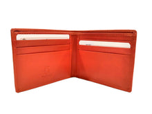 Carica l'immagine nel visualizzatore di Gallery, Portafogli piccolo in pelle supersottile con inserto per iniziali Bagnara