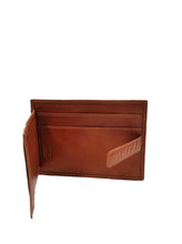 Carica l'immagine nel visualizzatore di Gallery, Portacarte con portabanconote in pelle Antica Toscana