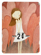 Carica l'immagine nel visualizzatore di Gallery, Calendario perpetuo 36x26 "Arcadia" (disponibile in diversi soggetti) Ragazza dei cuori