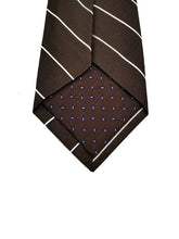 Carica l'immagine nel visualizzatore di Gallery, Cravatta tre pieghe righe trasversalii con taschina Ulturale for MarKiaro