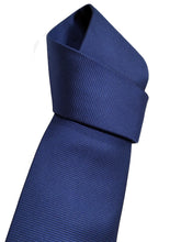Carica l'immagine nel visualizzatore di Gallery, Cravatta tre pieghe microfantasia righe blu Ulturale for MarKiaro