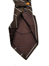 Carica l'immagine nel visualizzatore di Gallery, Cravatta tre pieghe righe trasversalii con taschina Ulturale for MarKiaro