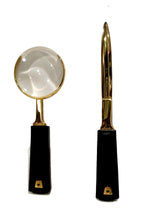 Carica l'immagine nel visualizzatore di Gallery, Set tagliacarte e lente d'ingrandimento Pineider