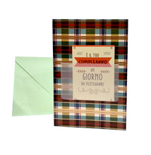 Carica l'immagine nel visualizzatore di Gallery, Cartoncino d'auguri con libretto rimovibile "Buon Compleanno"
