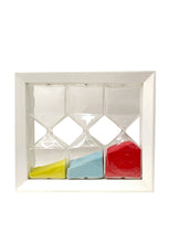 Carica l'immagine nel visualizzatore di Gallery, Clessidra multipla con struttura in legno e sabbia colorata