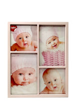 Carica l'immagine nel visualizzatore di Gallery, Portafoto multiplo in metallo laccato rosa