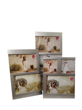 Carica l'immagine nel visualizzatore di Gallery, Portafoto multiplo in resina metallizzata