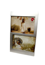 Carica l'immagine nel visualizzatore di Gallery, Portafoto multiplo in resina metallizzata