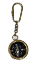Carica l'immagine nel visualizzatore di Gallery, Bussola portachiavi ottone