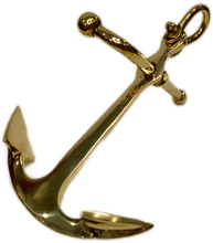 Carica l'immagine nel visualizzatore di Gallery, Ancora Ammiragliato ottone