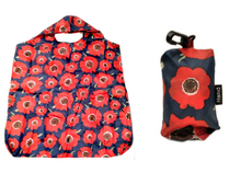 Carica l'immagine nel visualizzatore di Gallery, Borsa da shopping richiudibile con custodia Fizbag papavero